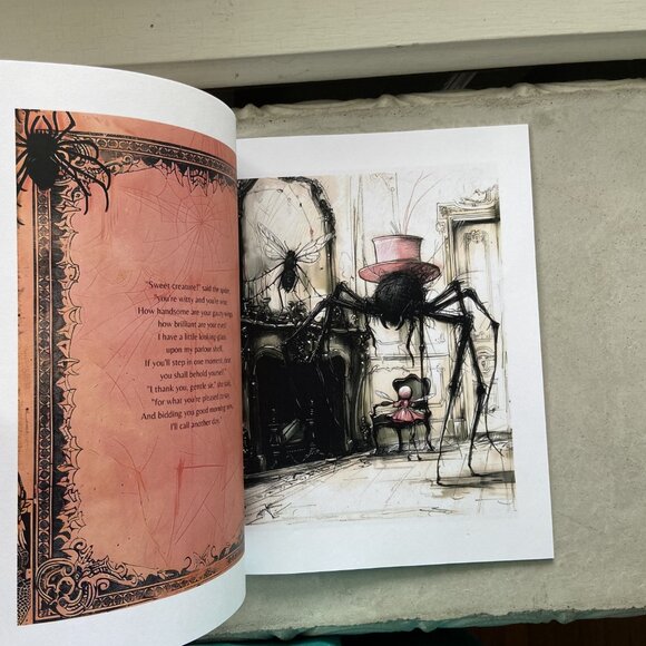 Spider & the Fly, Piano Sheet Music,  Whimsical Poetry - Picture 4 of 7